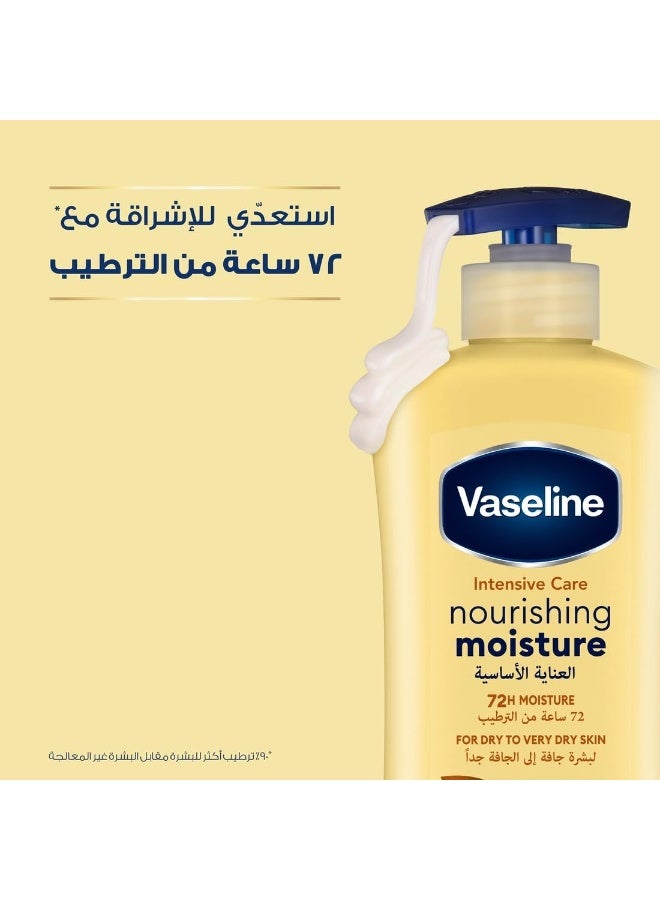Vaseline Intensive Care Body Lotion, with Pure Oat extracts, Essential Healing, Moisturising Lotion for Dry Skin and hands, 725ml - Image 3
